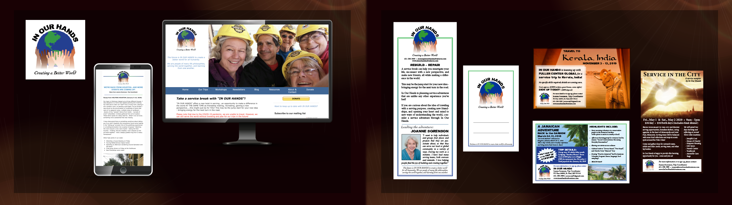 In Our Hands case study portfolio image