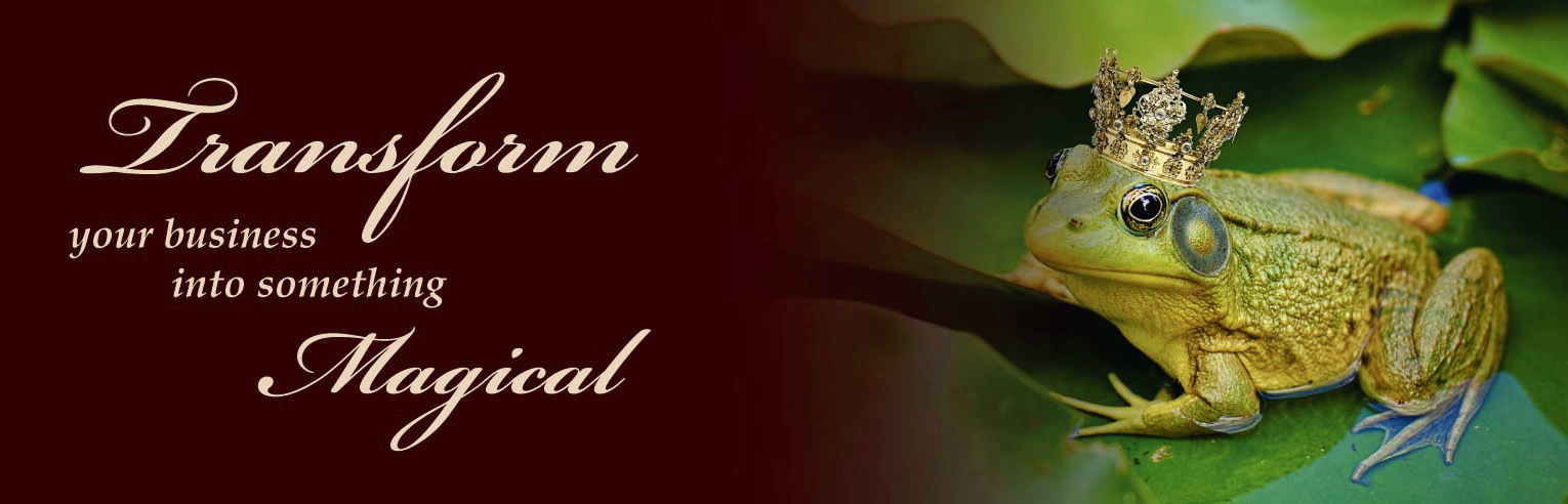 Transform your business into something magical - frog prince image